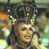Quitéria Chagas se emocionou ao se despedir do carnaval após 20 anos no desfile da Império Serrano, nesta sexta-feira, 21 de fevereiro de 2020: 'Passando um filme na minha cabeça'