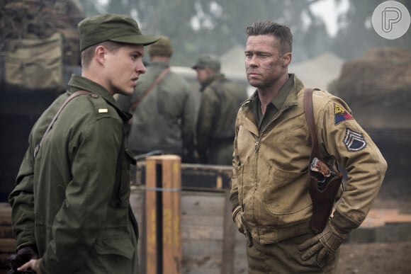 Brad Pitt estrela o filme 'Corações de ferro', que estreou no topo das bilheterias do cinema americano