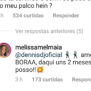 Mel Maia recebe convite de Dennis DJ em vídeo