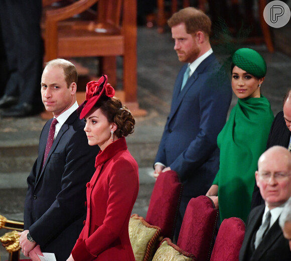 A relação entre Kate Middleton, Príncipe William, Meghan Markle e Príncipe Harry rendeu comentários na web