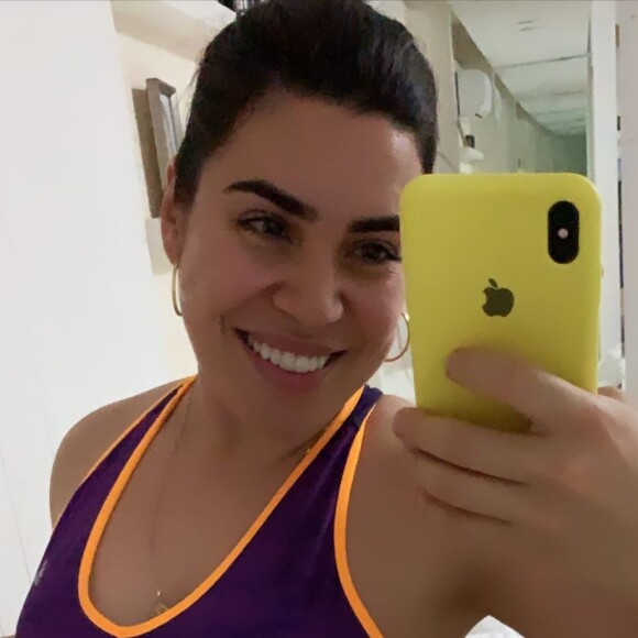 Naiara Azevedo falou sobre treino durante quarentena do coronavírus
