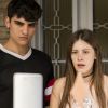 Fim da novela 'Malhação - Toda Forma de Amar': Anjinha (Caroline Dallarosa) acredita que o pai tem culpa na 'morte' de Rita (Alanis Guillen)