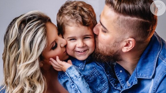 Dupla de Cristiano, Zé Neto surge em foto com filho e mulher