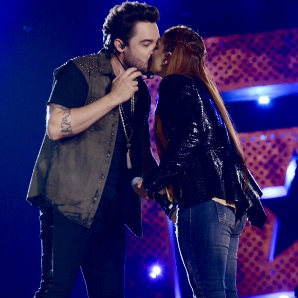 Maiara cantou várias músicas com Fernando e roubou a cena