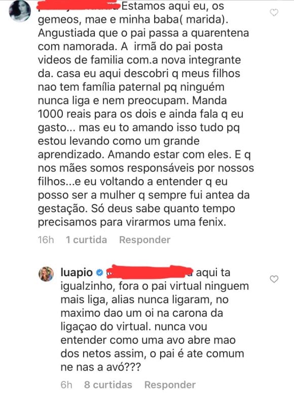 Luana Piovani critica Pedro Scooby na web