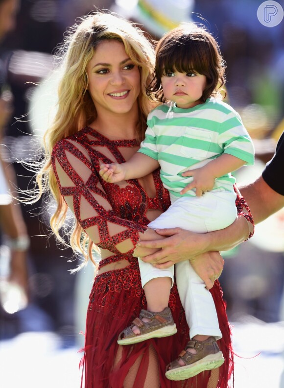 Shakira é mãe de Milan, de 1 ano e 9 meses, e está grávida do segundo filho