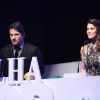 Priscila Fantin e Marcelo Serrado apresentaram a 24ª edição do prêmio Folha Top of Mind, no HSBC Brasil, em São Paulo