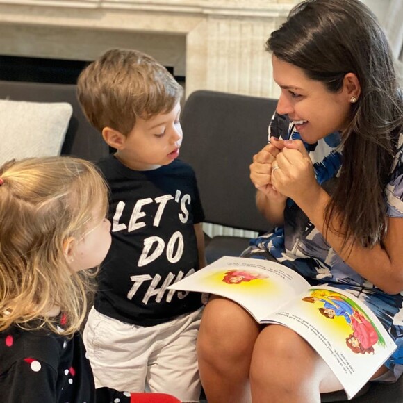 Thais Fersoza contou como educa os filhos, Melinda e Teodoro