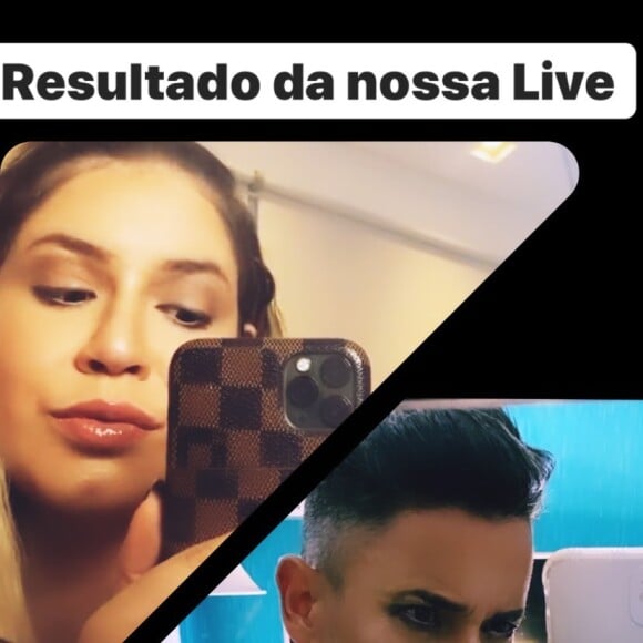 Maquiador de Marília Mendonça, Eduardo Guimarães celebra resultado de live