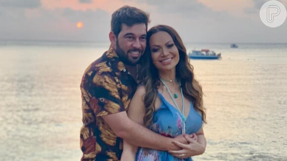 Solange Almeida e Leandro Andriani acabaram pela segunda vez o casamento