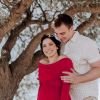 Sabrina Petraglia está grávida do segundo filho. Atriz e o marido, o engenheiro Ramón Velázquez, são pais de Gael, de 1 ano: 'Estamos muito felizes!'