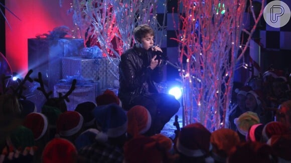 O canadense participou do episódio de Natal, em programa do canal pago 'Disney', em dezembro de 2011