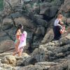 Yanna Lavigne vestiu um biquíni para o dia de sol com a família