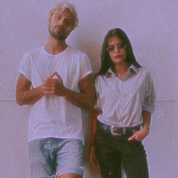 Antonia Morais foi elogiada pelo namorado, Paulo Dalagnoli, após cortar o cabelo dele