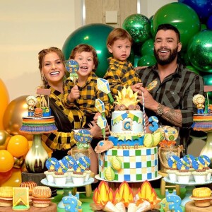 Filho de Andressa Suita e Gusttavo Lima, Gabriel completou 3 anos