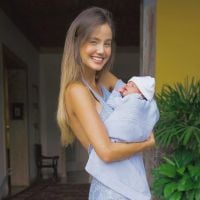 Biah Rodrigues lida bem com mudanças no corpo após gravidez: 'Sem cobranças'