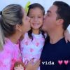 Wesley Safadão e Thyane Dantas fizeram festa surpresa para filha nesta terça-feira, 14 de julho de 2020