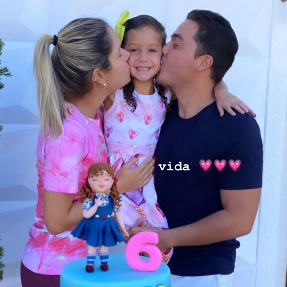 Wesley Safadão e Thyane Dantas mostraram preparativos para o aniversário da filha