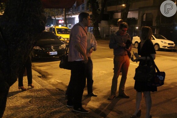 Patricia Poeta vai a jantar de despedida com William Bonner e colegas do 'Jornal Nacional', no Rio
