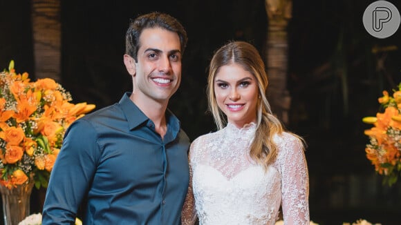 Bárbara Evans e Gustavo Theodoro estão casados desde maio de 2020
