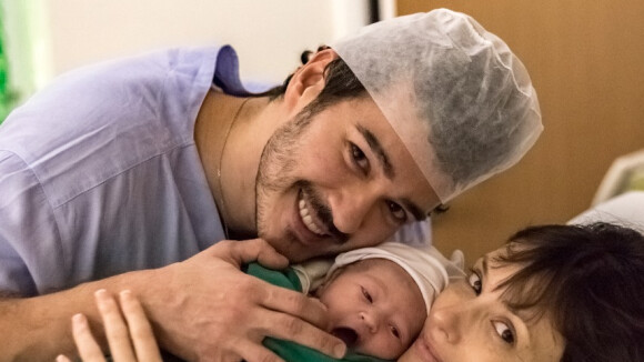 Marcos Veras anuncia nascimento de 1º filho com Rosanne Mulholland: 'Davi'