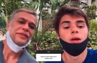 Vídeo: Fabio Assunção responde pergunta com filho, João