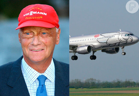 O ex-piloto de Fórmula 1, Niki Lauda, é dono da companhia aérea Fly Niki