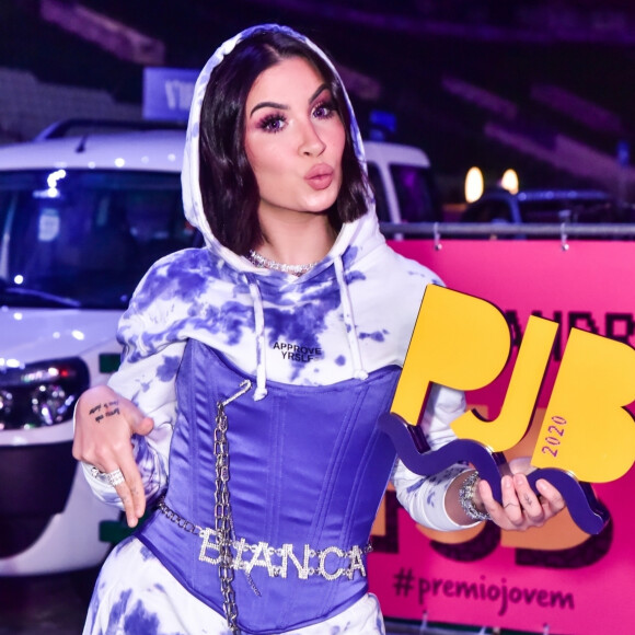 Bianca Andrade venceu categoria influencer de make no Prêmio Jovem Brasileiro, em São Paulo, na noite desta terça-feira, 22 de setembro de 2020