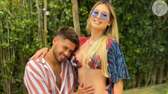 Virgínia Fonseca está grávida do primeiro filho com Zé Felipe, seu namorado há 3 meses