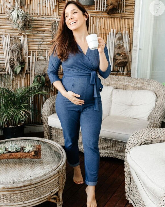 Sabrina Petraglia entrou no 7º mês da gravidez de Maya, sua filha com o marido, o engenheiro Ramón Velázquez