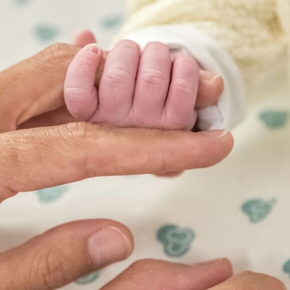 Sthefany Brito só havia postado fotos das mãozinhas do filho, Antonio Enrico