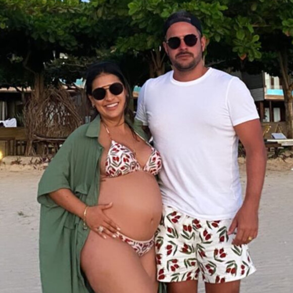 Simone está grávida pela segunda vez: ela e o marido, Kaká Diniz, serão pais de Zaya