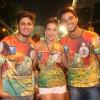 No Carnaval, Daniel Rocha curtiu com Monique Alfradique e Rodrigo Simas. Juntos, desfilaram pela Grande Rio