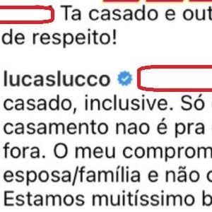 Lucas Lucco rebate críticas: 'Muito bem casado'