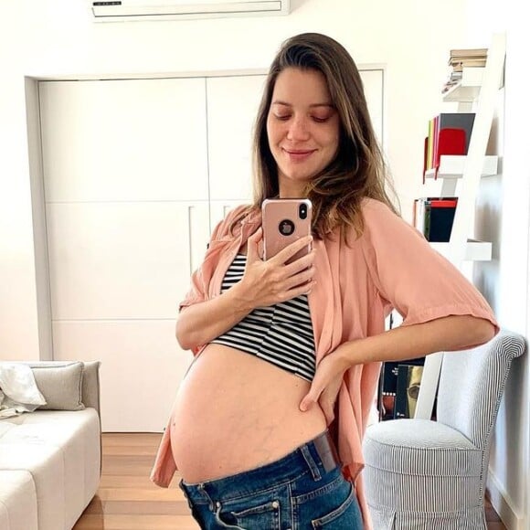 Nathalia Dill está grávida de quase 9 meses da filha, Eva