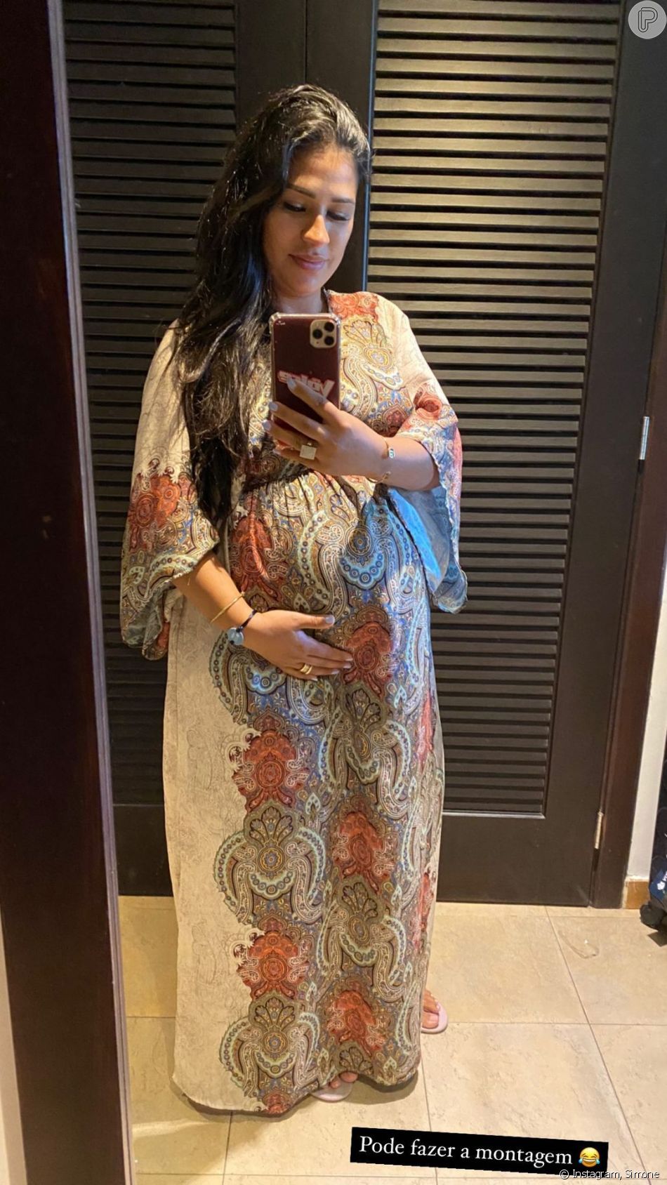 Dupla de Simaria, Simone exibe barriga de 7 meses de gravidez