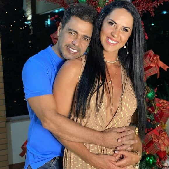 Graciele Lacerda comemora sorriso de Zezé Di Camargo: 'Voltando'