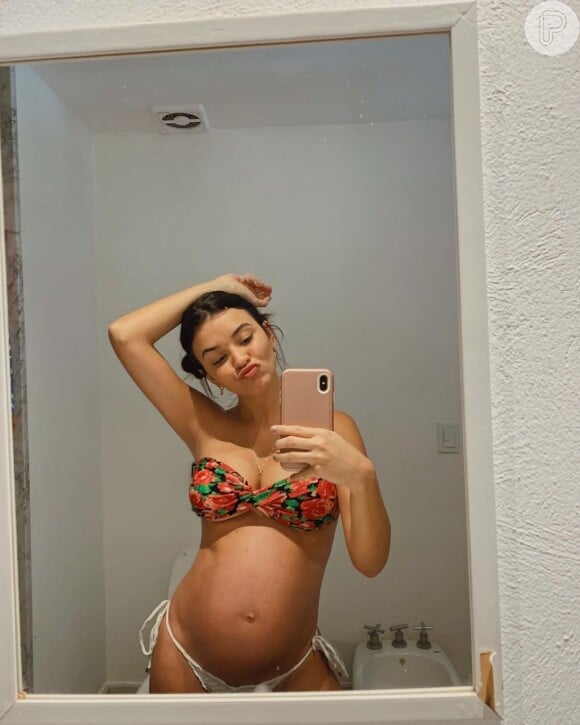 Talita Younan revela ganho de peso na gravidez