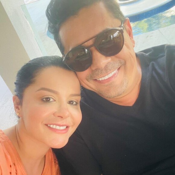 Maraisa e Fabricio Marques foram filmados por um fã enquanto conversavam a sós na área externa do condomínio