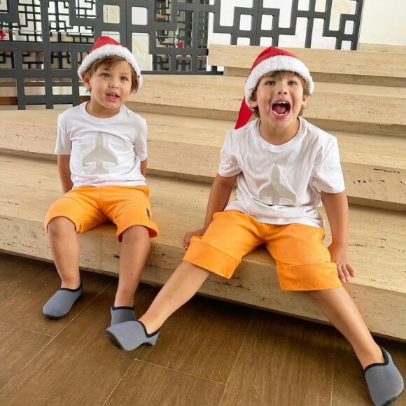 Filhos de Gusttavo Lima cantam 'Parabéns' em vídeo!