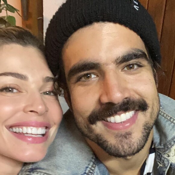 Caio Castro e Grazi Massaferam começaram a ser vistos juntos em setembro de 2019