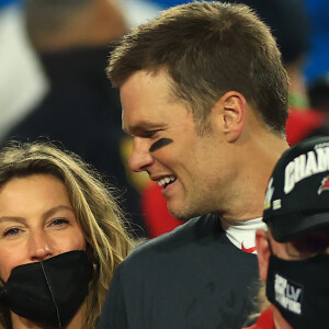 Gisele Bündchen comemorou o título do Tampa Bay Buccaneers