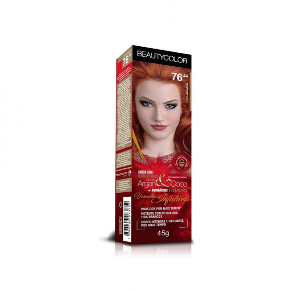 Tintura permanente Beauty Color para cabelos vermelhos