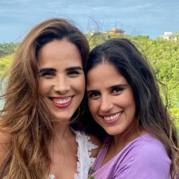 Camilla Camargo ganhou parabéns da irmã, Wanessa Camargo, ao dar à luz Julia