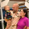 Camilla Camargo e Leonardo Lessa são pais de Joaquim, 1 ano e 7 meses, e aumentaram a família com nascimento da filha, Julia