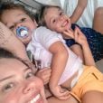 Mariana Bridi é mãe de  Aurora, de 6 anos, e Valentim, de 2 anos, frutos do seu casamento com Rafael Cardoso 