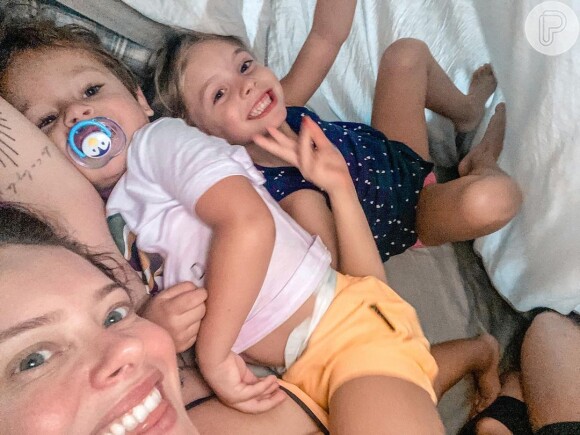 Mariana Bridi é mãe de Aurora, de 6 anos, e Valentim, de 2 anos, frutos do seu casamento com Rafael Cardoso