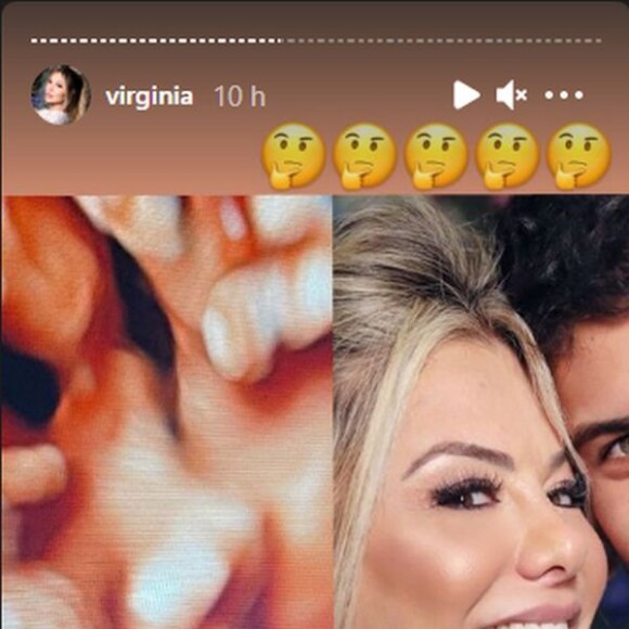 Virgínia Fonseca mostra nariz da filha com Zé Felipe em foto de ultrassom e brinca: 'Não ri'