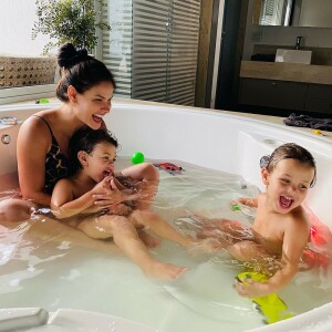 Filhos de Andressa Suita com Gusttavo Lima roubam a cena nas redes sociais da mãe