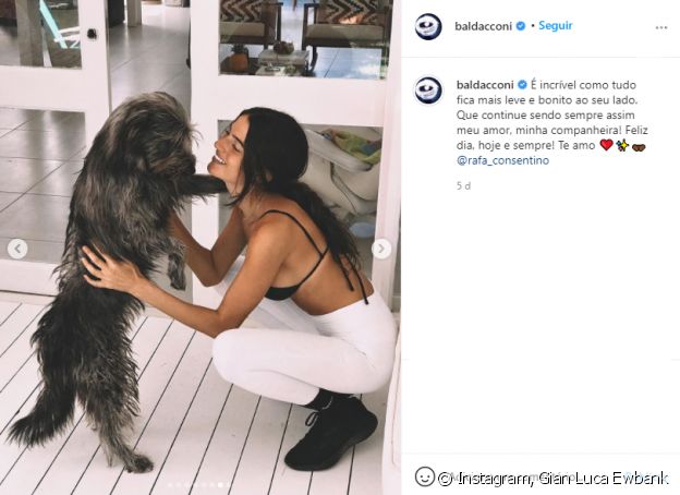 Gian Luca Ewbank exibe foto da nova namorada e web compara com Giovanna Ewbank
